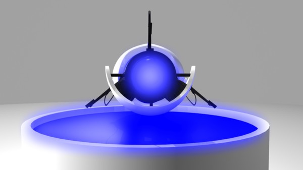 portal gun 3d blend - Portal Gun... by somethinthtpops